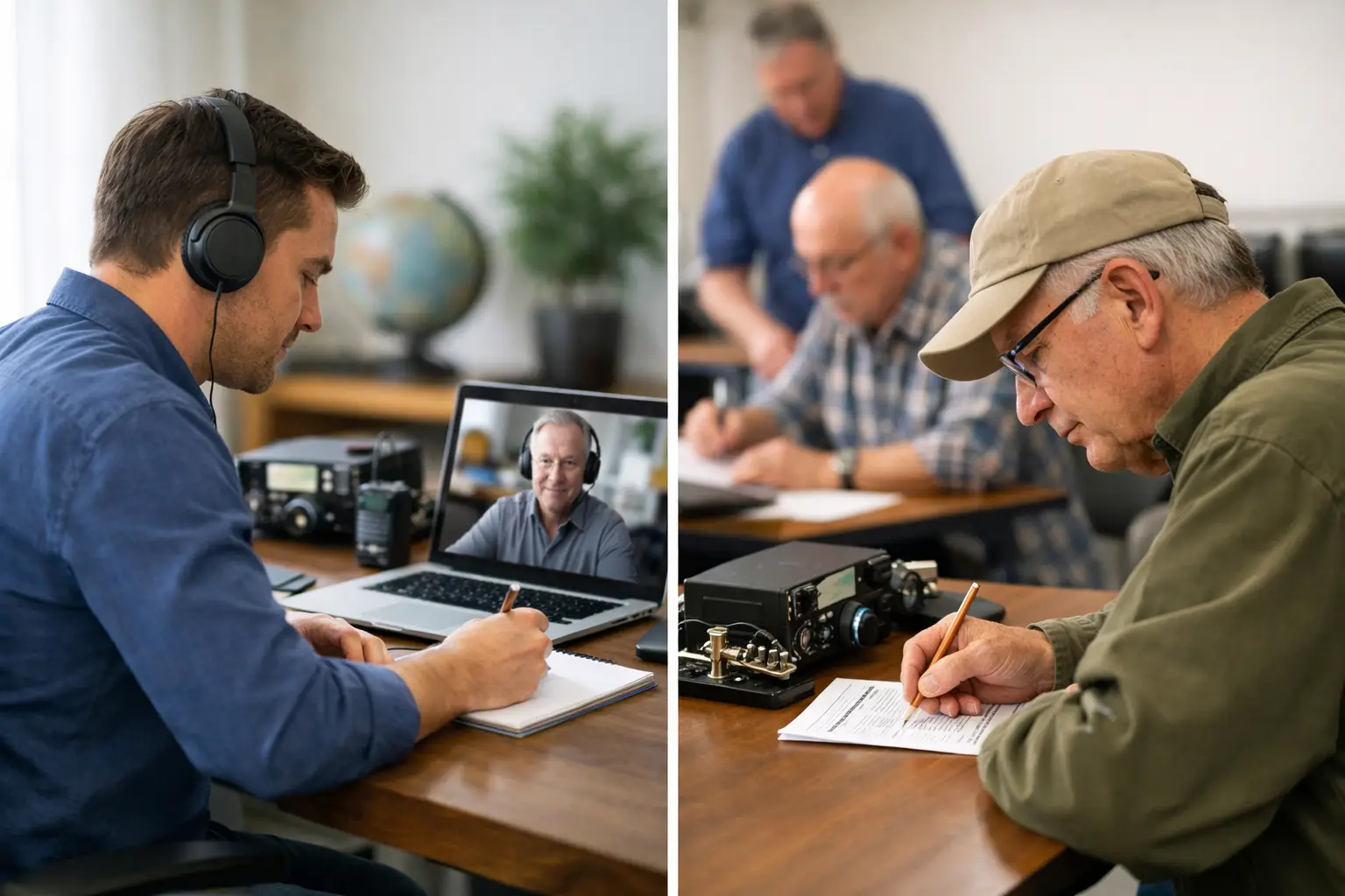 Online vs In Person Ham Exam