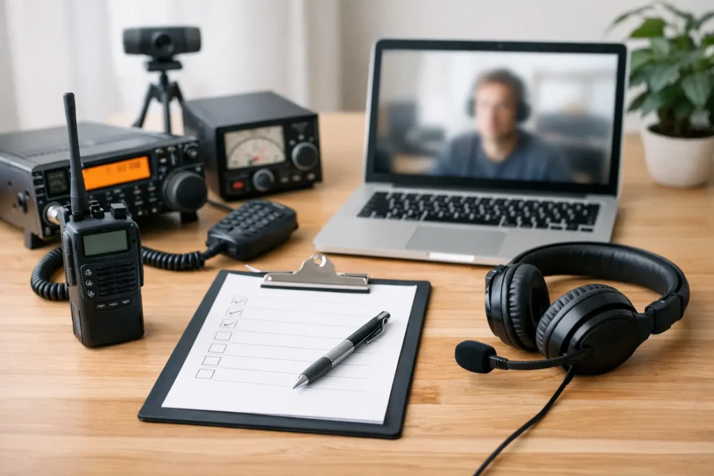 Remote Testing Equipment Checklist for Ham Exams
