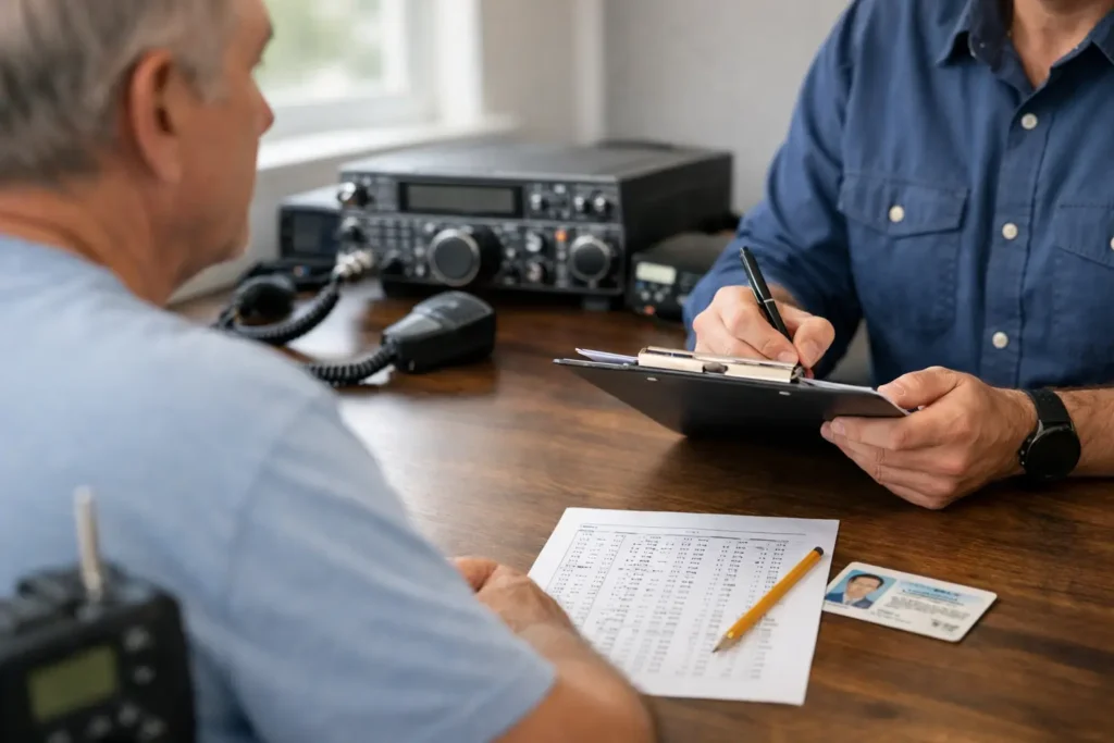 How the Ham Exam Appointment Process Works