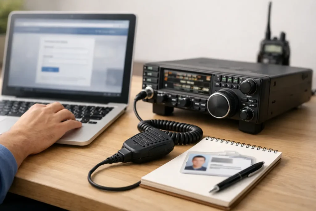 How to Register FRN Before Your Ham Radio Exam