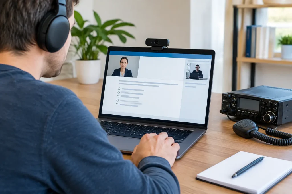Remote Exam Security for Amateur Radio Testing